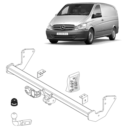 Brink Towbar to Suit Mercedes Benz Vito Mixto 04 2004 on Viano 07 2005 on Vito 0 product image