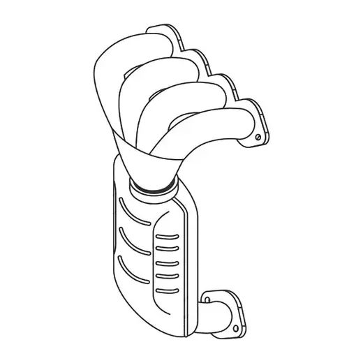 Redback Manifold Catalytic Converter for Hyundai Elantra (06/2006 - 12 product image