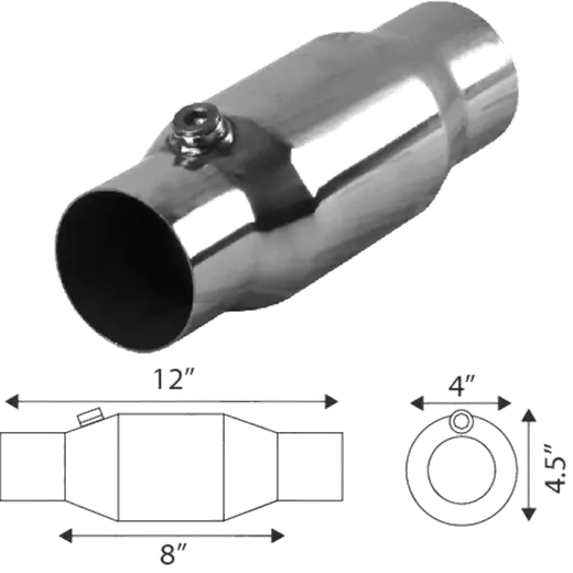 2 1/2" Diesel Specific High Flow Cat 200 Cell product image