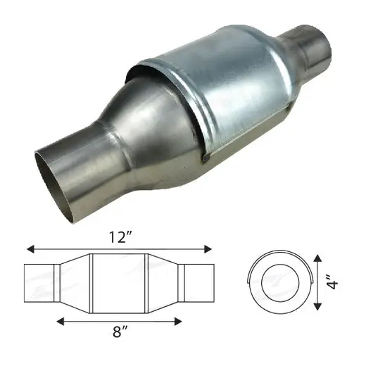 Redback 2" Universal 400 Cell Catalytic Converter (Euro II) - Small Bo product image