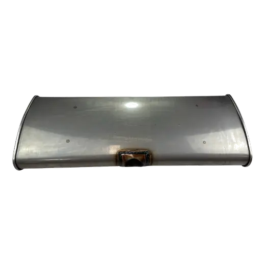 Centre Inlet Muffler 2.25" 12" x 4" , Twin Outlet 30" Long, 409 Stainl product image