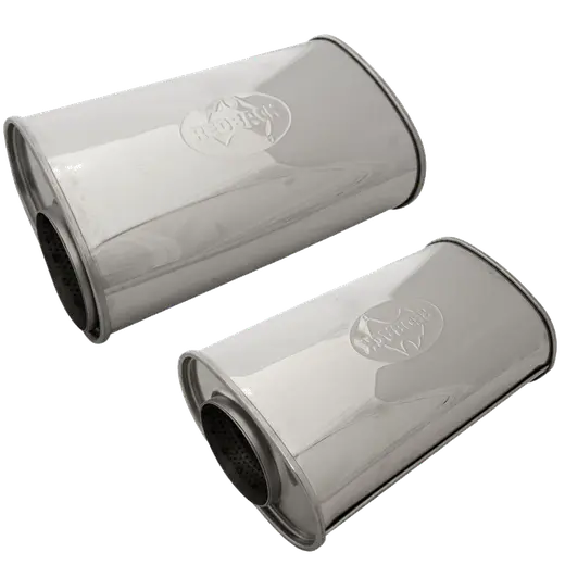 Redback 4" Inlet, 9x5 Megaflow, 14" Long, Offset/Centre, 304 Grade Sta product image