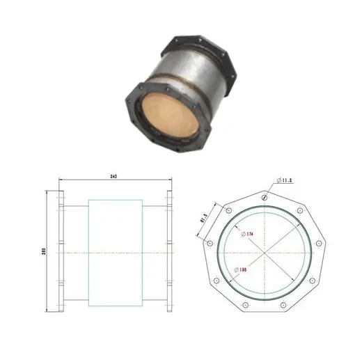 Redback Diesel Particulate Filter for Mitsubishi Rosa (06/2008 - on) product image