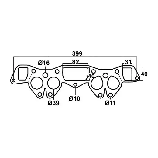 Redback Gasket for Various Nissan - DATSUN Vehicles product image