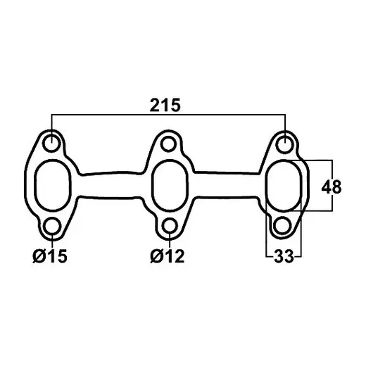 Header gasket for Toyota 4Runner 3.0L V6, 3VZ, 24V, Cemjo product image