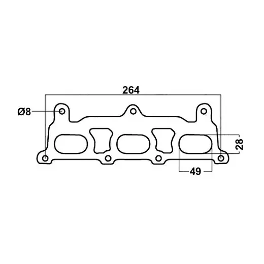 Redback Header Gasket for Holden Calais (01/2004 - on), Commodore (01/ product image