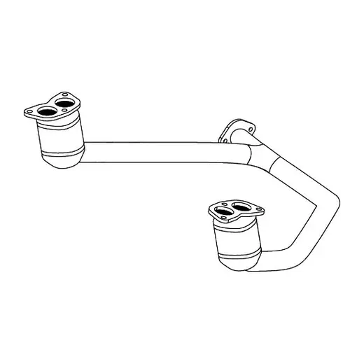 Unbranded Standard Replacement Exhaust for Subaru Liberty (02/1994 - 1 product image