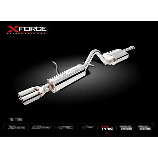 Ford Falcon FG Ute Single 2.5" Catback Exhaust System product image