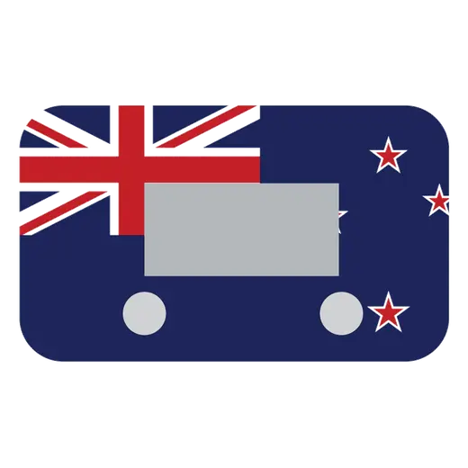 EVC Colour Face NZ Flag Sticker product image