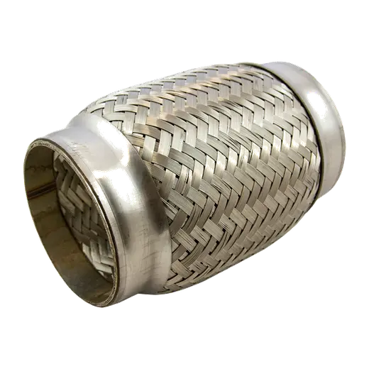 2" Double Braided Stainless Steel Flexible Bellow 6" Long product image
