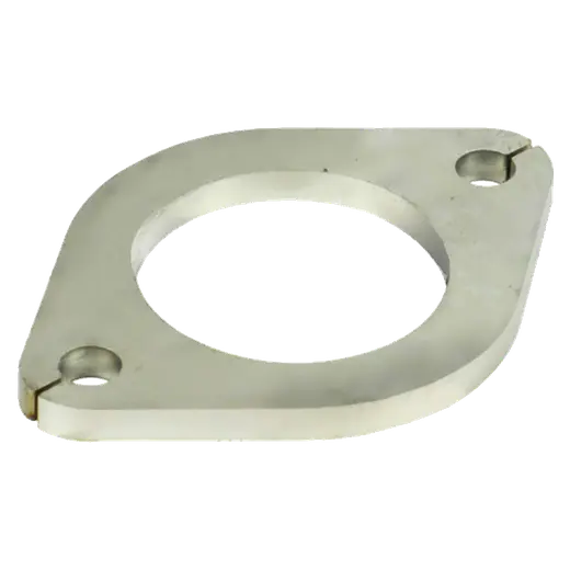 304 Stainless 2 Bolt Flange Plate - 76mm (3") Tube size, 105mm Port, 1 product image