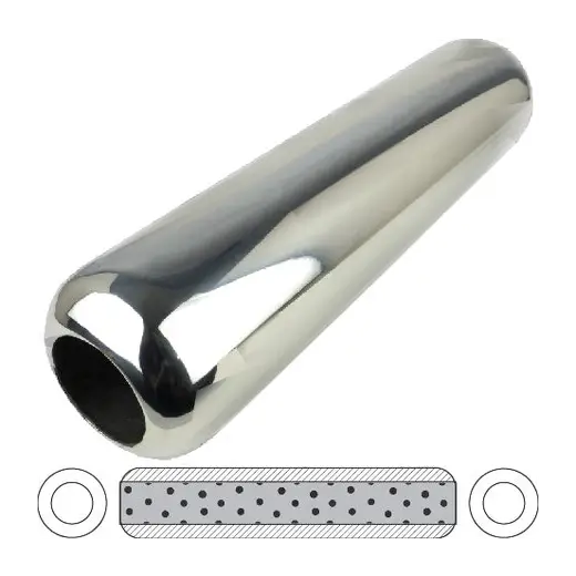 3 1/2" Round, 15" Long, 2", C/C, Perforated Without Spigots, Stainless product image
