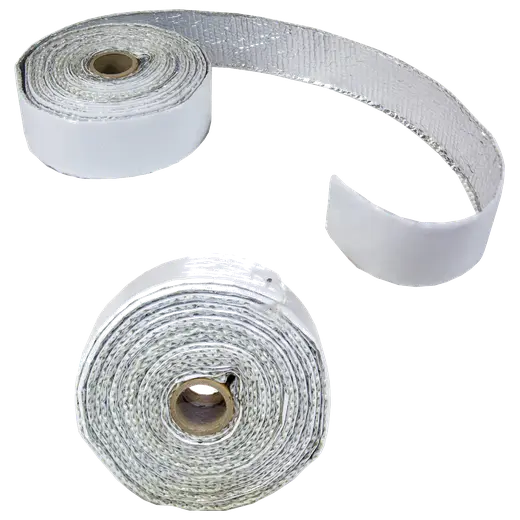 Heat Tape Glass White Foil 40MM X 2MM X 5M Foil ONE Side Adhesive Other Side product image