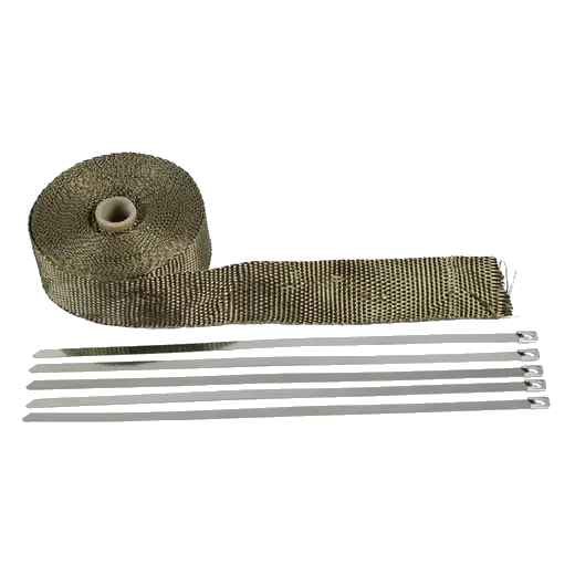 HEAT TAPE TITANIUM 51MM X 2MM X 10M WITH 5 CABLE TIES (CTS35008) product image
