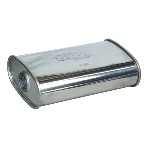 2" 8"x4" 14" Long O/C Chambered Lukey Muffler 430 Stainless Steel product image