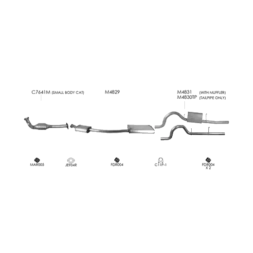Unbranded Exhaust System for Ford Falcon (06/1999 - 09/2002) product image