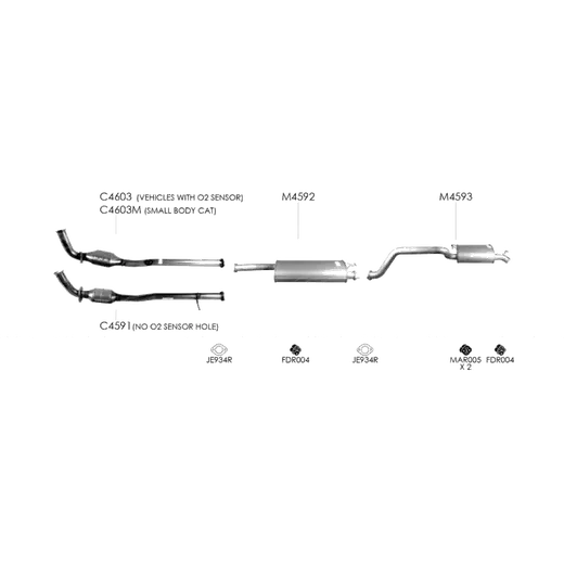 Unbranded Exhaust System for Ford Territory (05/2004 - 05/2011) product image