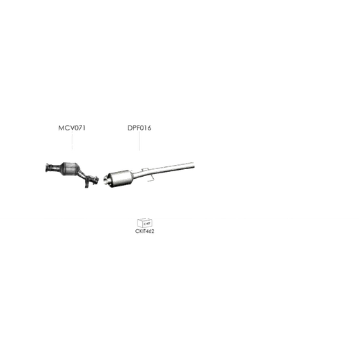 Unbranded Exhaust System for MERCEDES-BENZ Vito / Mixto (09/2003 - 04/ product image