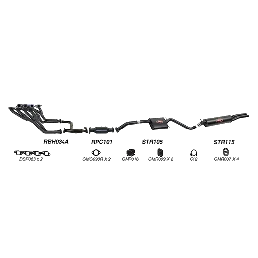 Redback Performance Exhaust System for Holden Commodore (04/1995 - 199 product image