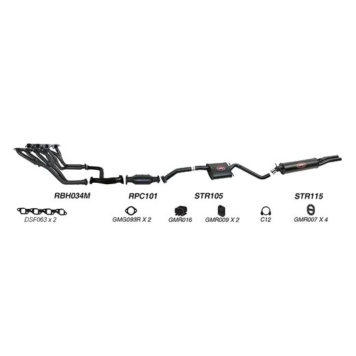 Redback Performance Exhaust System for Holden Commodore (09/1991 - 199 product image
