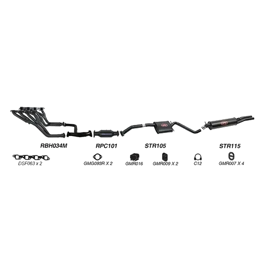 Redback Performance Exhaust System for Holden Commodore (04/1995 - 09/ product image