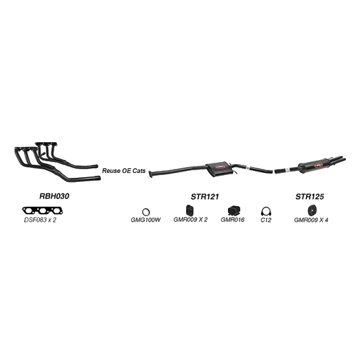 Redback Performance Exhaust System for Holden Statesman (06/1999 - 04/ product image
