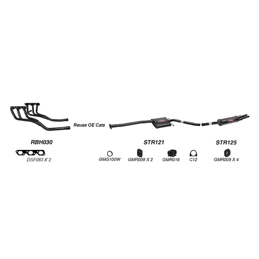 Redback Performance Exhaust System for Holden Statesman (06/1999 - 04/ product image