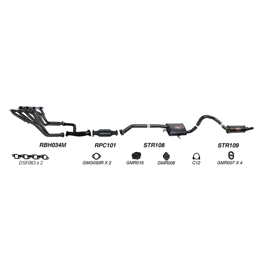 Redback Performance Exhaust System for Holden Commodore (01/1988 - 03/ product image