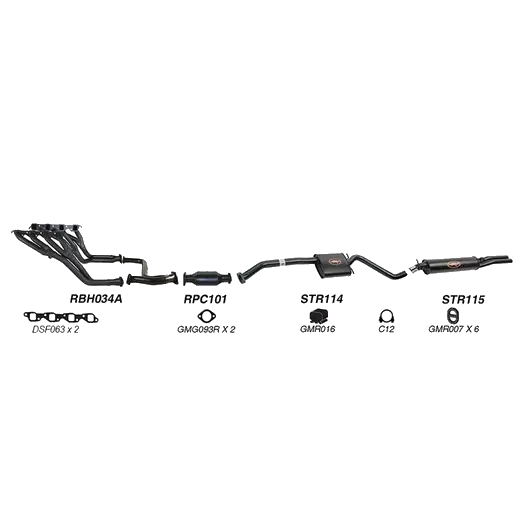 Redback Performance Exhaust System for Holden Caprice (04/1990 - 02/19 product image