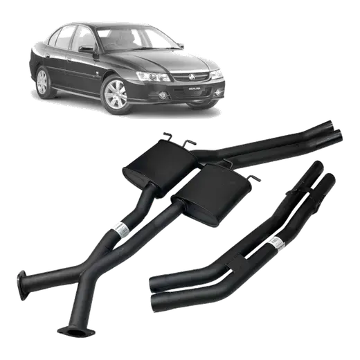 Redback Dual 2.5" Catback Exhaust for Holden Commodore VX VT VY VZ V8 LS1 5.7L And Supercharged V6 Sedan product image