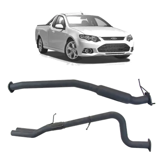 Redback Exhaust 2.5" System with Hotdog Centre and Rear Muffler Delete product image