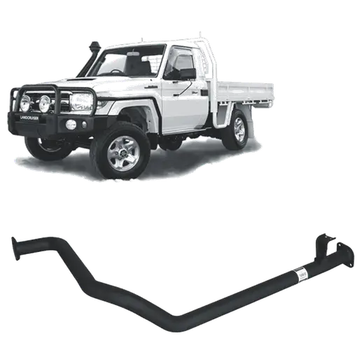 Redback 2.5" Exhaust for 79 Series Exhaust 1HZ with Muffler product image