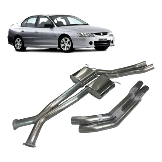 Redback Dual 3" Catback Exhaust without Rear Muffler for Holden Commod product image