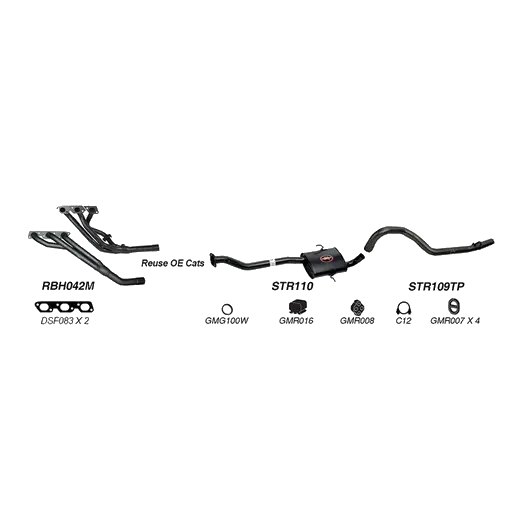 Redback Performance Exhaust System for Holden Commodore (04/1995 - 200 product image