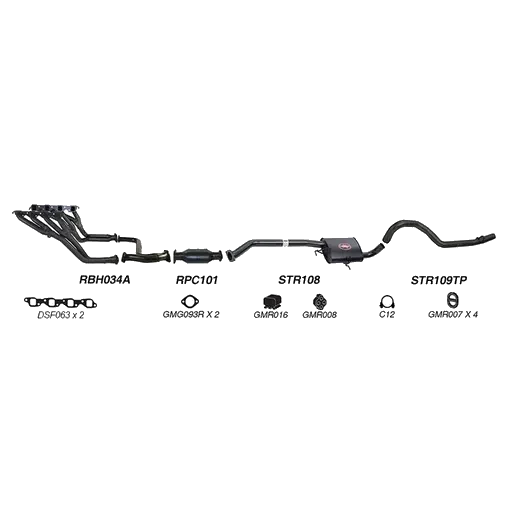 Redback Performance Exhaust System for Holden Commodore (01/1988 - 03/ product image