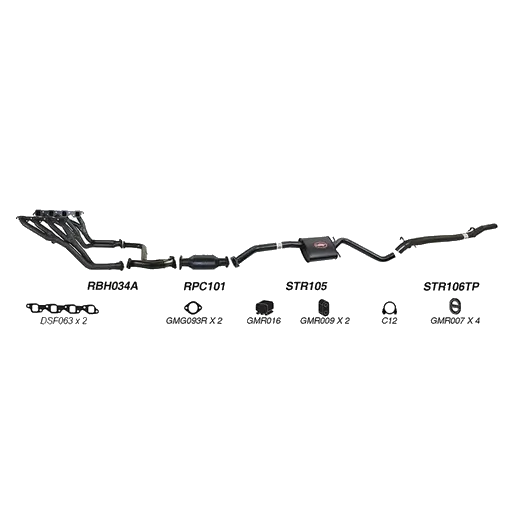 Redback Performance Exhaust System for Holden Commodore (09/1991 - 09/ product image