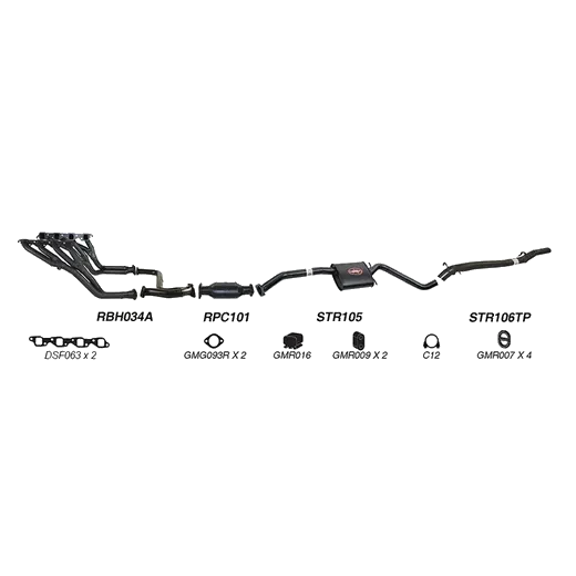 Redback Performance Exhaust System for Holden Commodore (04/1995 - 09/ product image