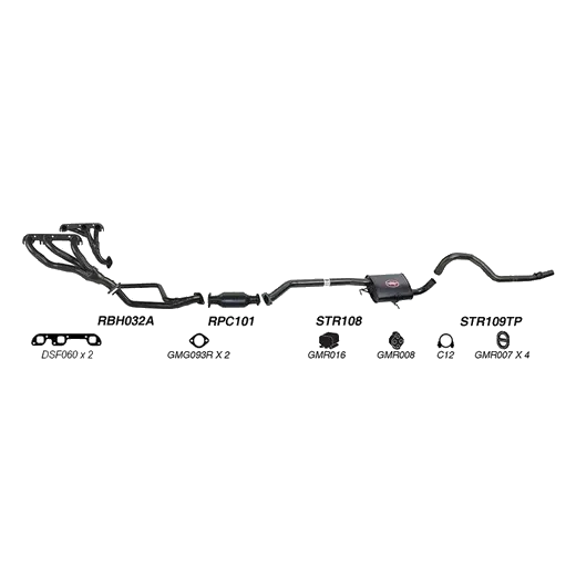 Redback Performance Exhaust System for Holden Commodore (01/1988 - 04/ product image