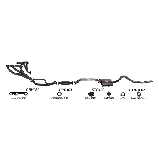 Redback Performance Exhaust System for Holden Calais (01/1988 - 04/199 product image