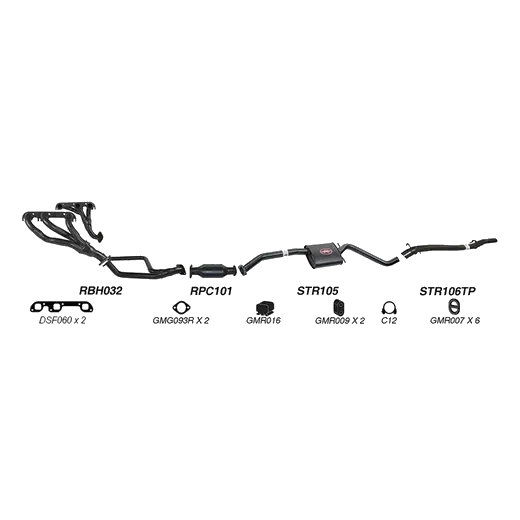 Redback Performance Exhaust System for Holden Commodore (10/1991 - 04/ product image