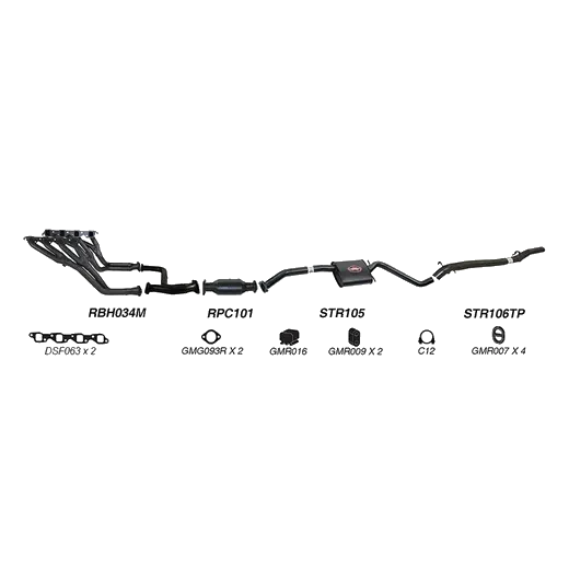 Redback Performance Exhaust System for Holden Commodore (09/1991 - 09/ product image