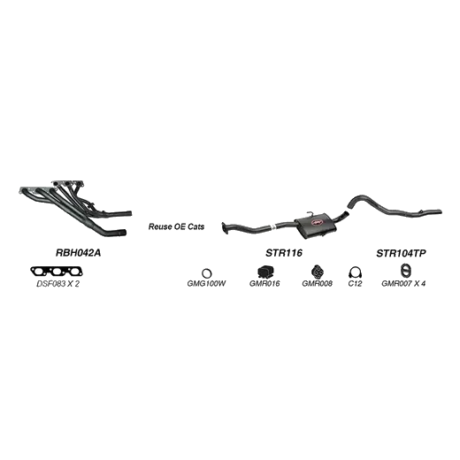 Redback Performance Exhaust System for Holden Commodore (04/1995 - 08/ product image
