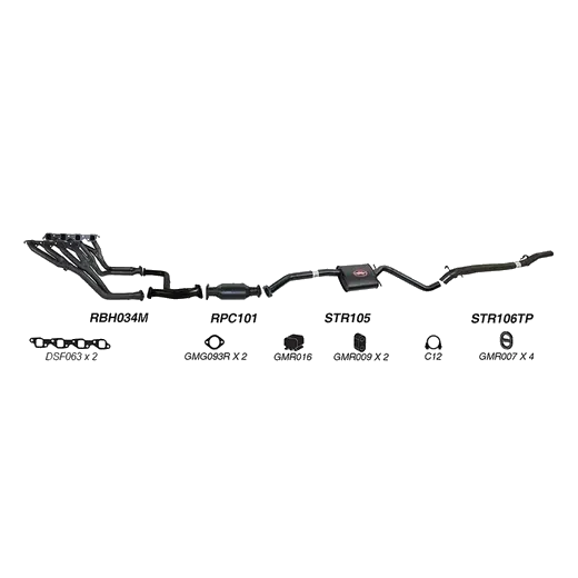 Redback Performance Exhaust System for Holden Commodore (04/1995 - 09/ product image