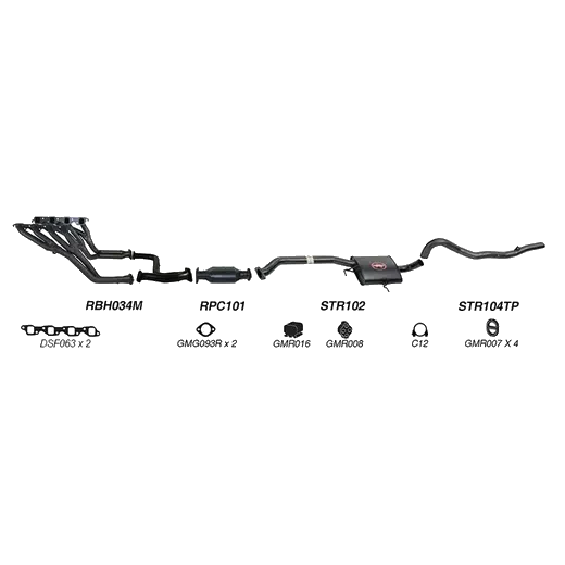 Redback Performance Exhaust System for Holden Calais (08/1988 - 09/199 product image