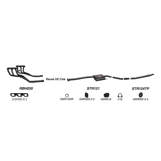 Redback Performance Exhaust System for Holden Caprice (09/1997 - 08/20 product image