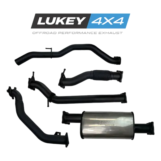 Lukey 4x4 Exhaust Lukey for Ford PJ PK Ranger turbo back Lukey 4x4 wit product image