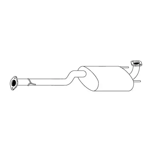 Unbranded Standard Replacement Exhaust for Toyota Hilux (03/2005 - 09/ product image