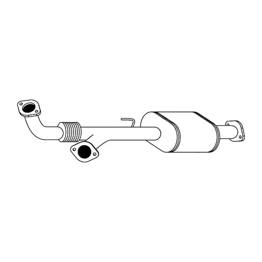 Unbranded Standard Replacement Exhaust for Toyota Prado (07/1996 - 02/ product image