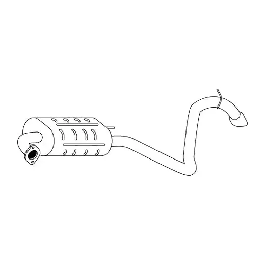 Redback Muffler Bolt On for Hyundai i30 (10/2007 - 05/2012) product image