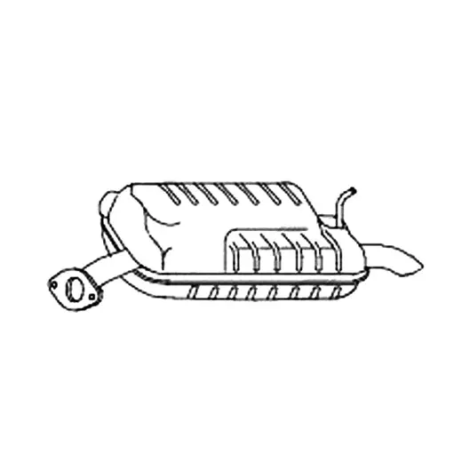 Unbranded Standard Replacement Exhaust for Mazda 6 (01/2002 - 02/2008) product image